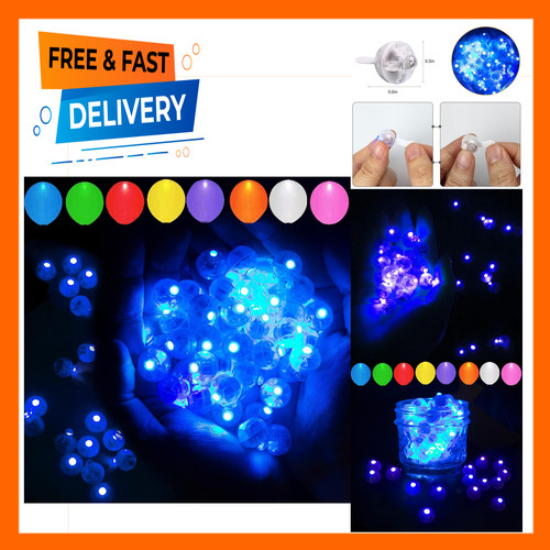 100pcs blue led balloon - 100pcs,